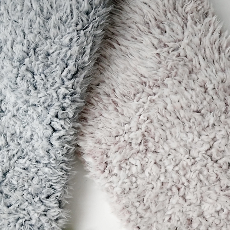 厂家供应涤纶绒布 新款玩具家纺绒布面料背印狮子绒现货批发