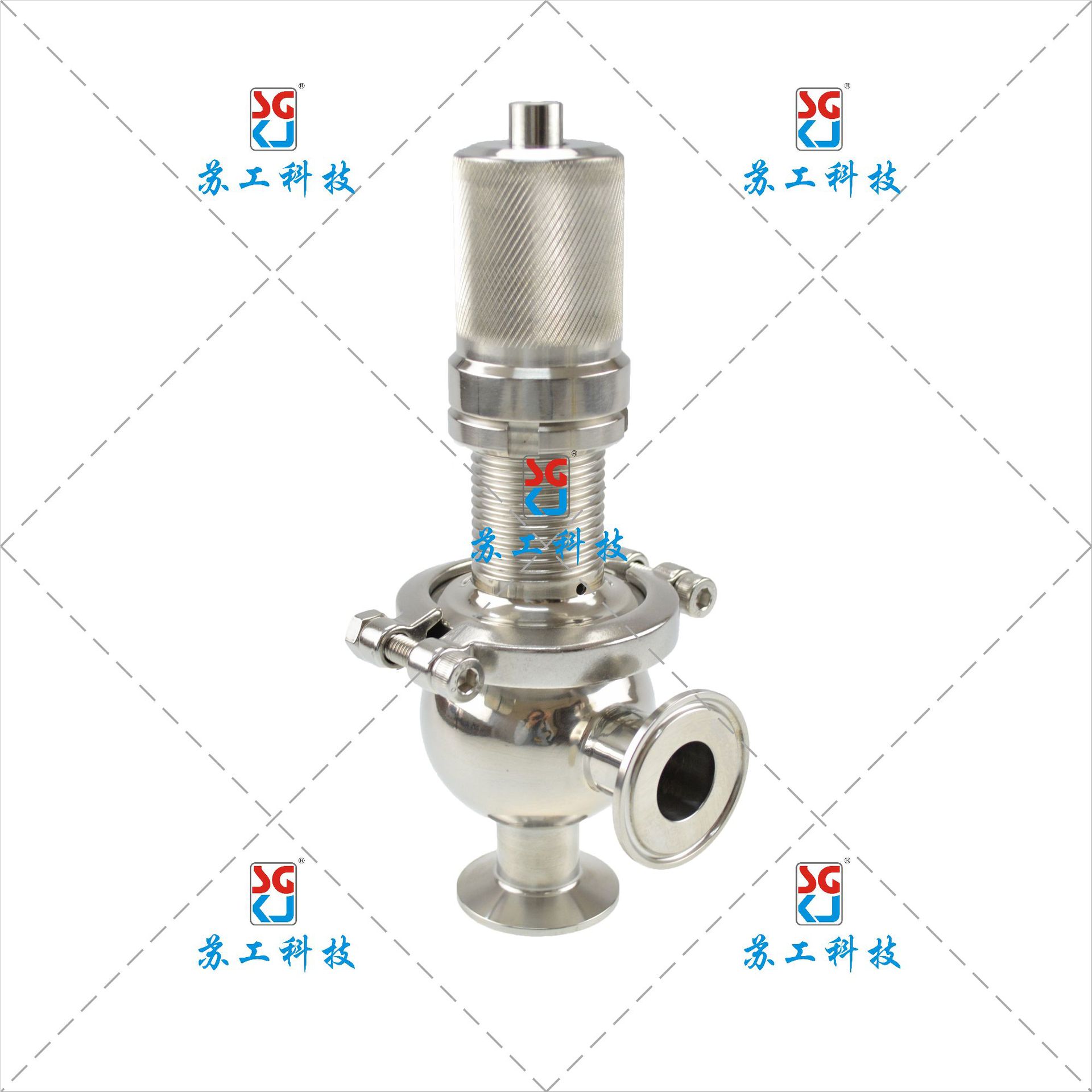 卫生级安全阀 泄压阀 卫生级溢流阀 不锈钢安全阀 保压阀