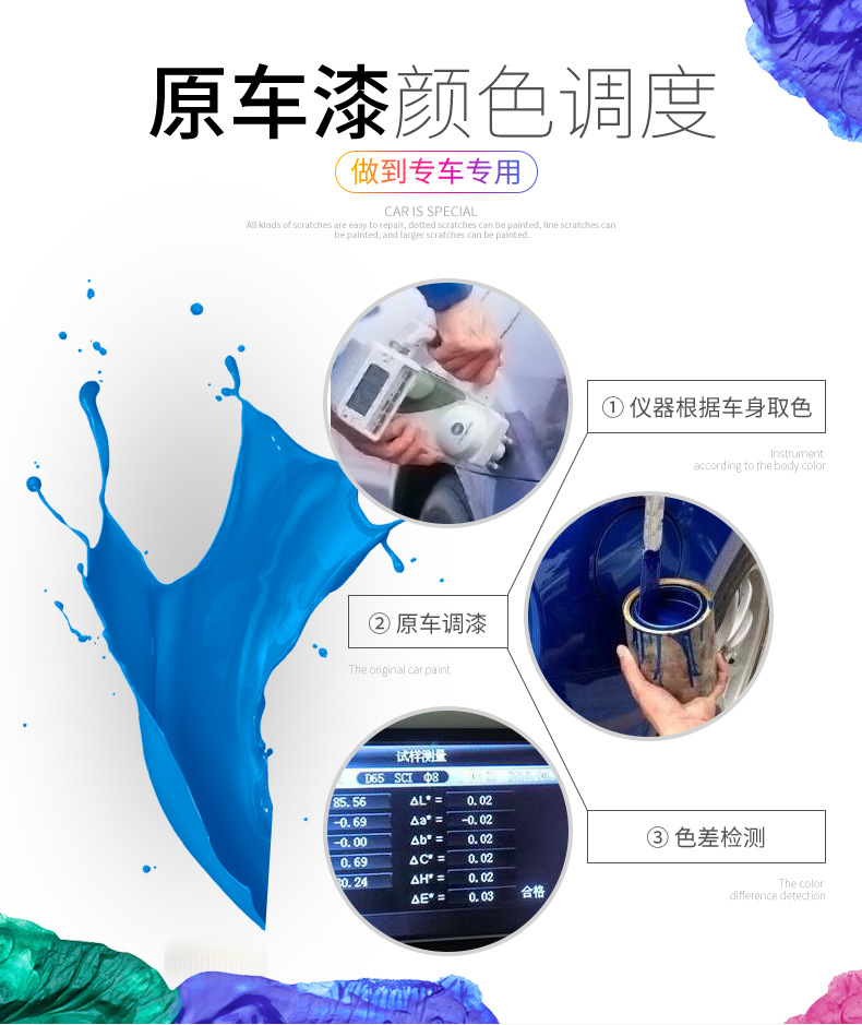 Kajiayi Car Scratch Repair Paint Pen Mark Removal Grinding Pearl White Black Deep Scratch Car Paint