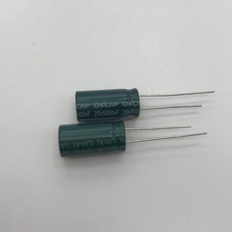 OK'CAP电解电容器25V 1000UF 电解电容直插 电容器批发|ms