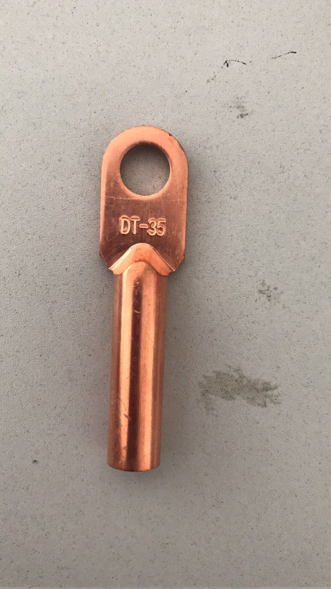 堵油型铜鼻 又称：铜鼻子，铜接线鼻子、铜端子，接线端子DT-35