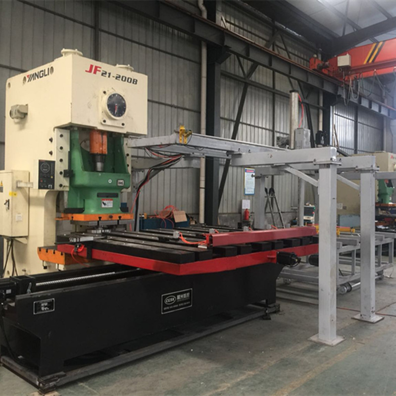 哈尔滨佳木斯刹车片冲床送料机 钢背数控送料机 自动上料生产线