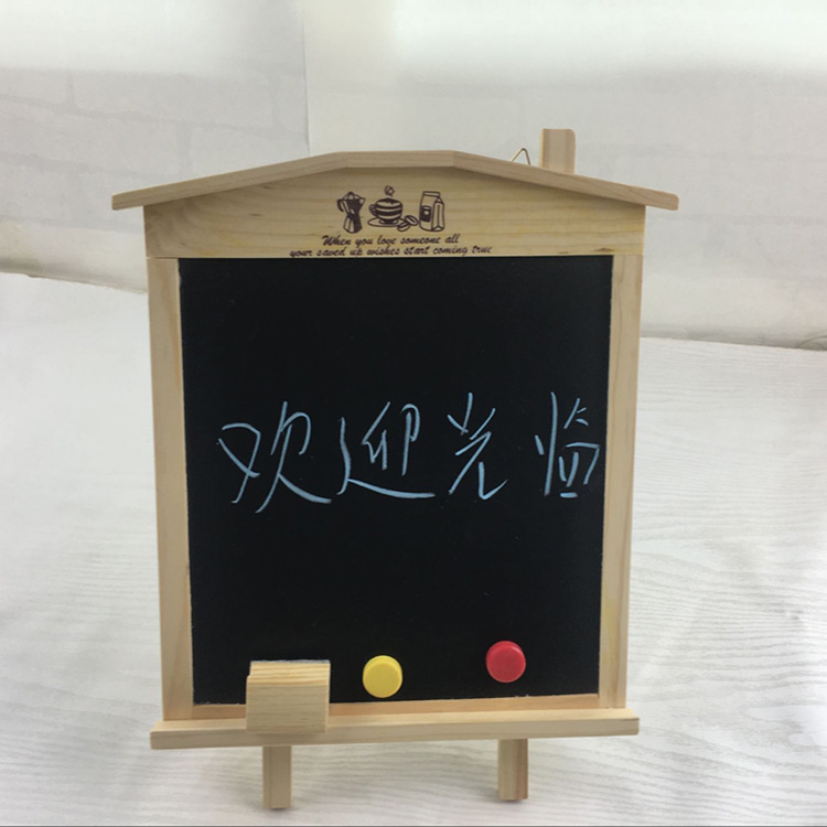 tablero de publicidad creativo tablero de escritorio de madera casa americana con tablero de mensajes magnético aprender tablero
