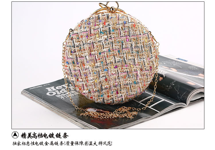 New Dinner Bag Handmade Clutch Bag Simple Banquet Bag With Handle display picture 11