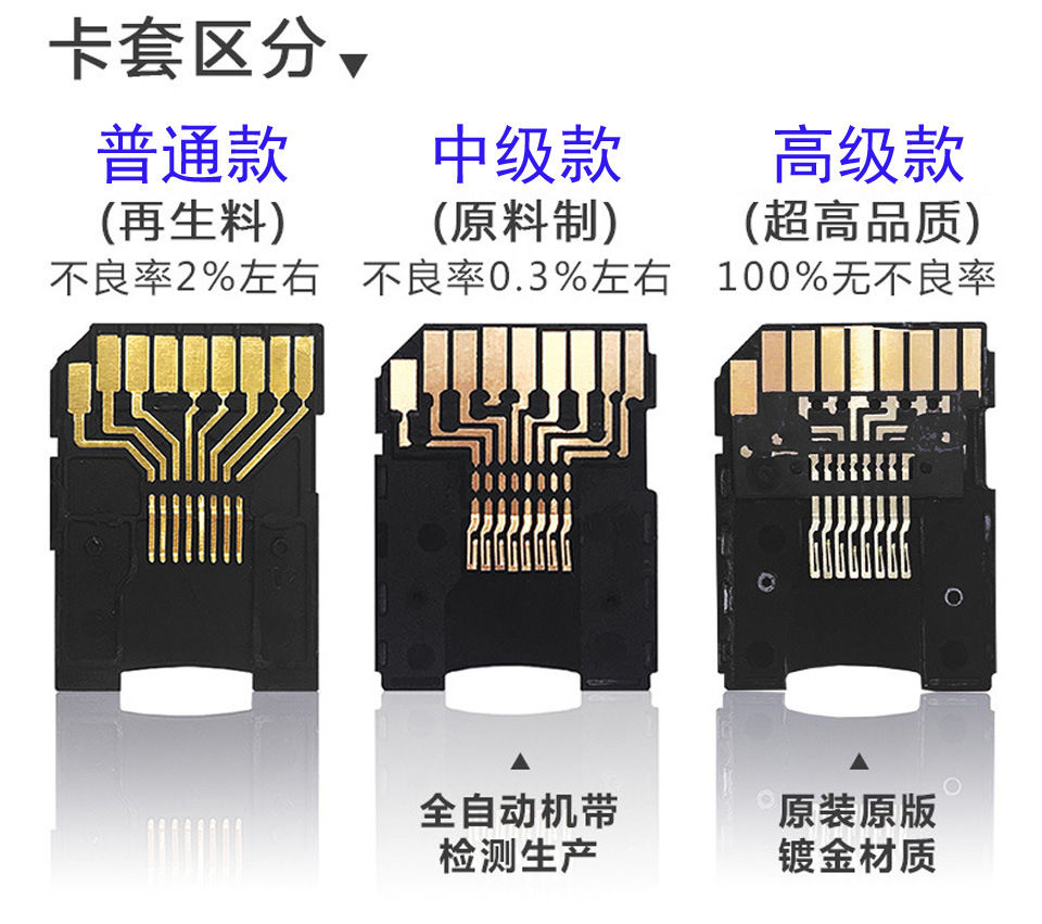工厂直销 TF转SD卡套 内存卡卡套/卡托-阿里巴巴