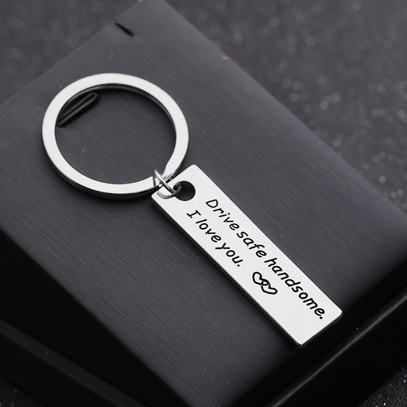 New Style Keychain With Letters Drive Safe Handsome I Love You Wholesale Nihaojewelry display picture 4