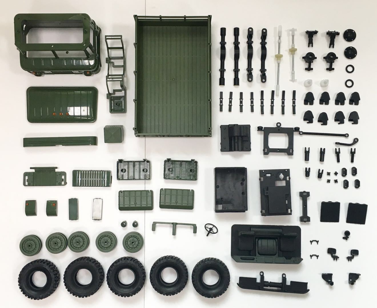 4WD Off-Road Climbing Military RC Truck