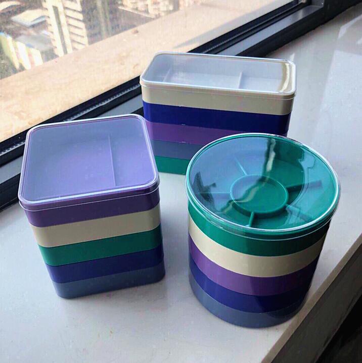 修表工具盒 5层零件盒 机芯配件盒子 防尘盒子 多彩元件盒