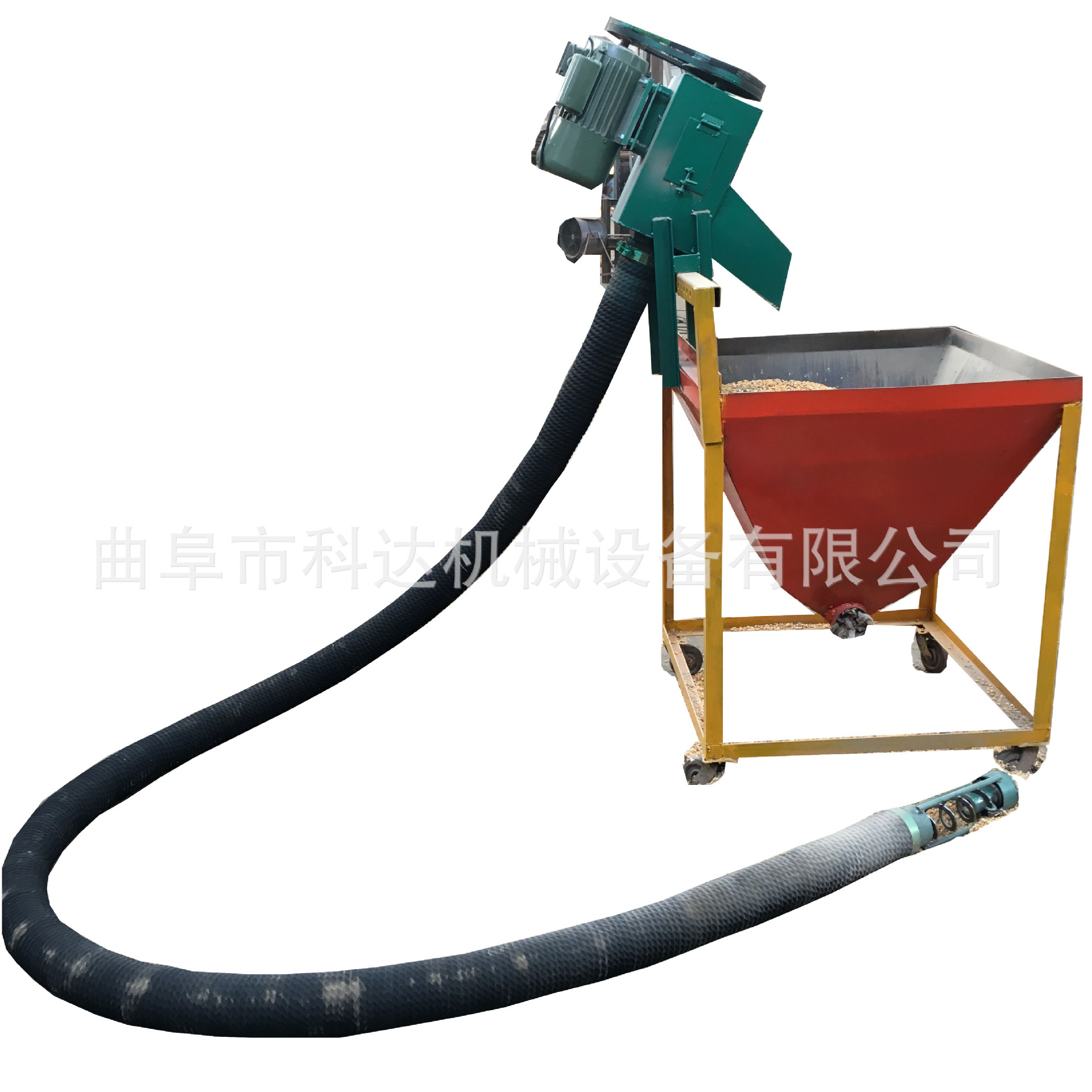 装车粮食黄豆车载软管吸粮机 可移动弯曲无轴输送机 荞麦输送机