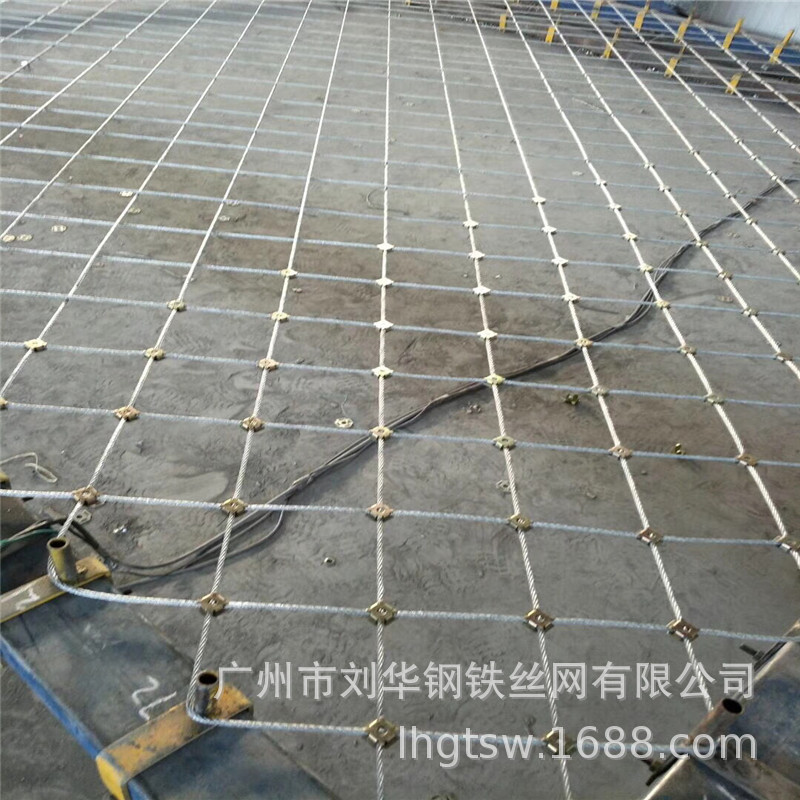 厂家直销： 山体边坡防护网 钢丝绳防护网 主动边坡防护网