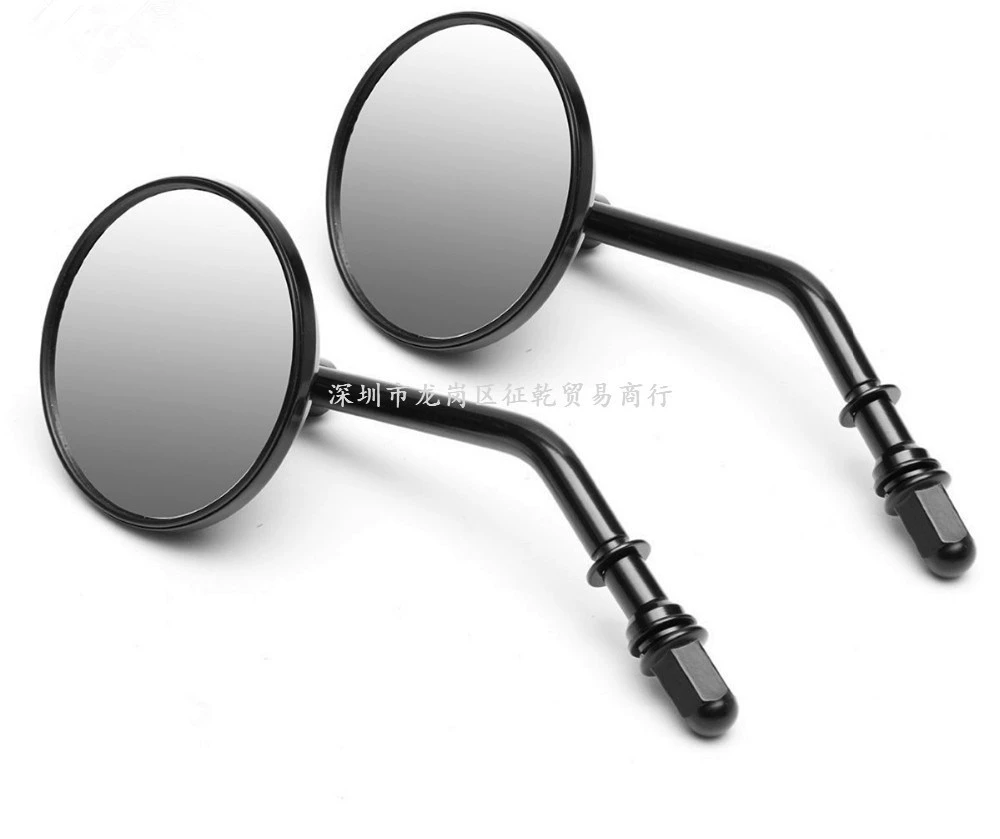 Modified retro retroreflective rear view mirror