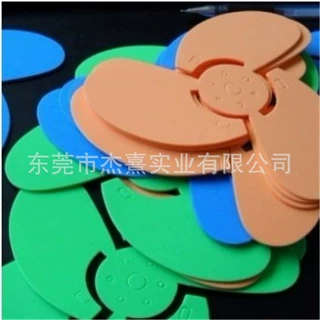 工厂批发EVA彩色风扇叶 儿童玩具EVA泡棉定制 仿真EVA花朵树叶