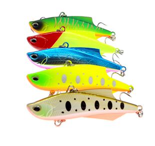 Free fishing vibration VIB 7cm 20g plastic hard bait wrapped lead fish long cast bait Luya fake bait fishing gear