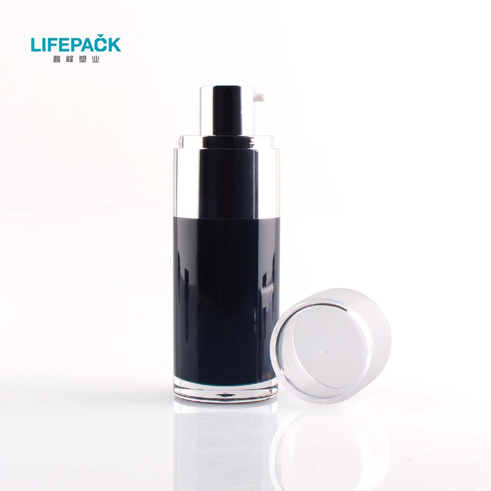 热销 厂家现货30ml韩式真空瓶 亚克力乳液化妆品瓶  面霜隔离霜瓶