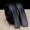 Taobao explosion men's automatic buckle leather belt men's head layer leather strap foreign tradeless pants banded