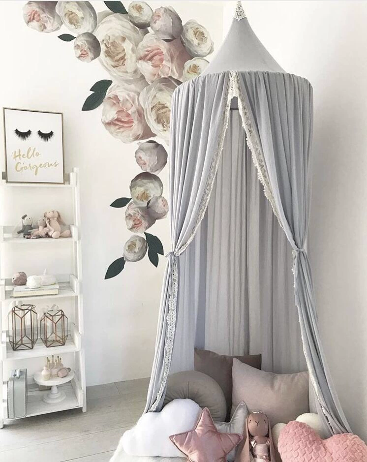 Scandinavian children's summer shiffon tent, mosquito net