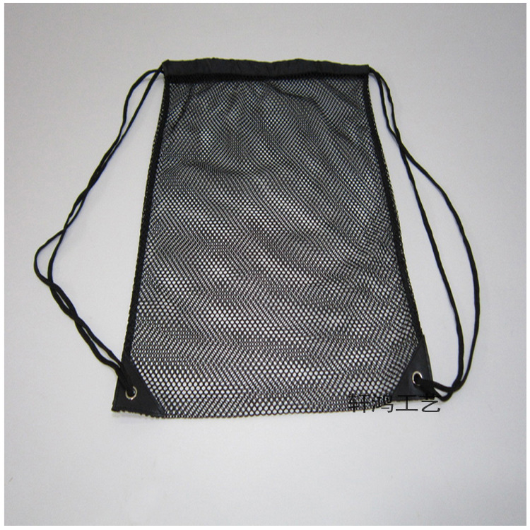 专业定制 网布拉绳背包 网布束口毛巾袋 网布抽绳袋 鸟眼布双肩包