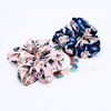 Cross -border new printed hair circle Korean hair accessories ladies hair rope hair jewelry scrunchies