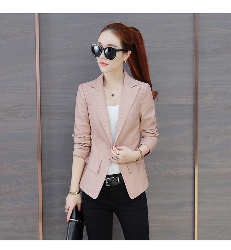 Veste cuir femme en PU - Ref 3331626 Image 44