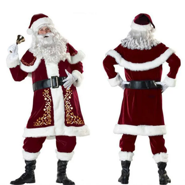 Generation European and American Christmas clothing adult men and women Santa Claus Christmas dress Christmas couple costume