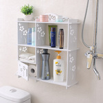 浴室置物架 创意洗漱台化妆品收纳盒子定制 多功能壁挂置物架