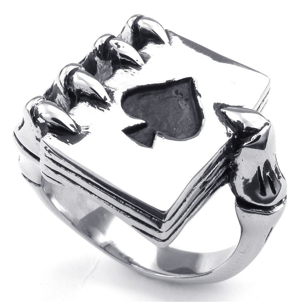 1 Piece Quantity Street Occasion Alloy Material Hand Pattern Retro Hand Alloy Plating Gold Plated Men's Rings