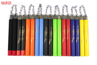 厂家直销 李小龙加厚海绵双截棍儿童表演双节棍 高级轴承款安全