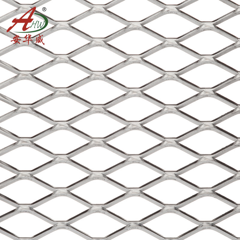 菱形网片厂房隔断铝拉网吊顶铝拉网金属幕墙装饰网天花吊顶铝拉网