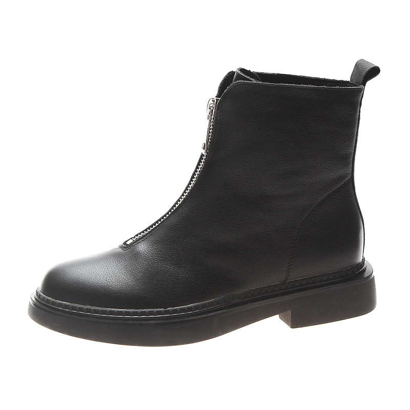 Bottes femme DAFEIOU     en En cuir - Ref 3354753 Image 5