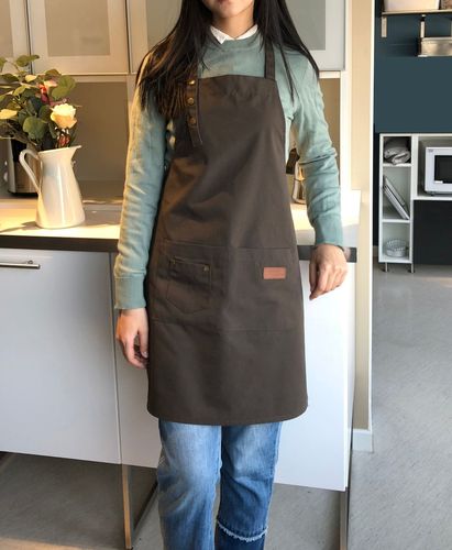 Chef overalls Sail apron custom printed tea shop bakery restaurant manicure men and women work clothes
