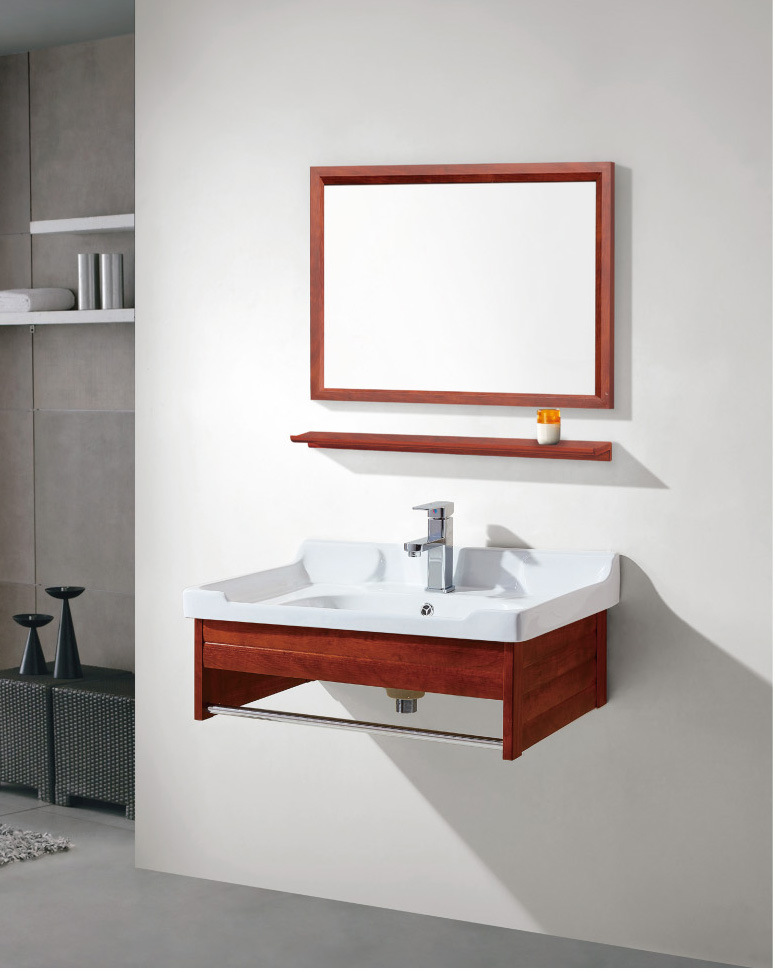 厂家供应落地太空铝型材浴室柜铝合金浴室柜现代简约卫浴柜仿木纹