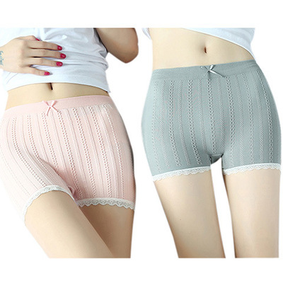 爆日系麻花安全裤女 夏季防走光无痕安全裤女士无缝平角内裤批发|ru
