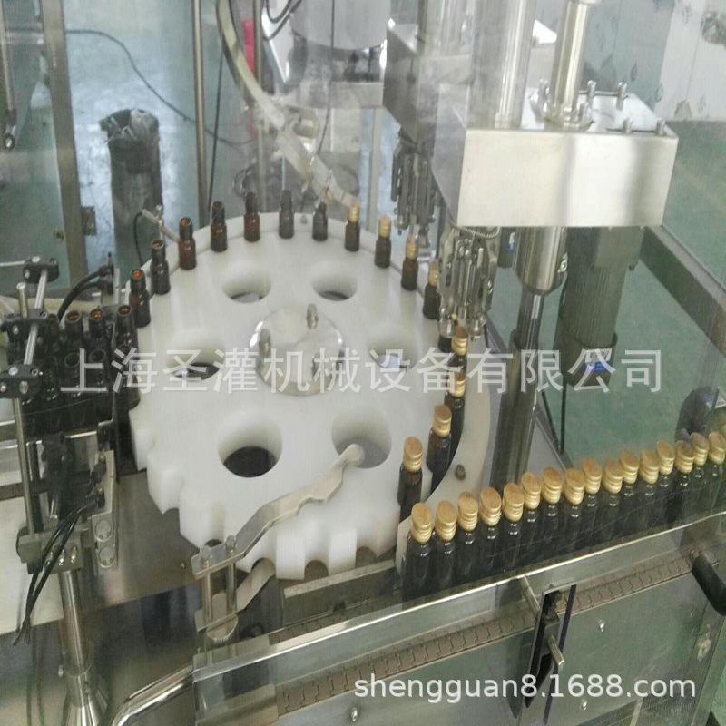 50ml沙棘饮品灌装联动线100ml糖水灌装机 30ml锌硒饮品灌装机现货