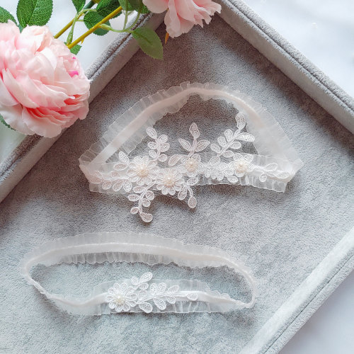 LW28 Bridal Lace Garter Original Design Cross-border Foreign Trade Garter Thigh Ring Western Wedding Accessories 