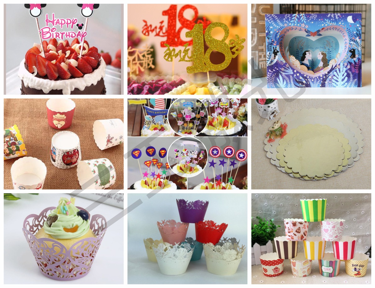 可达600mm×800mm蛋糕纸围边激光镂空机