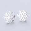 Universal earrings, silver needle, simple and elegant design, silver 925 sample