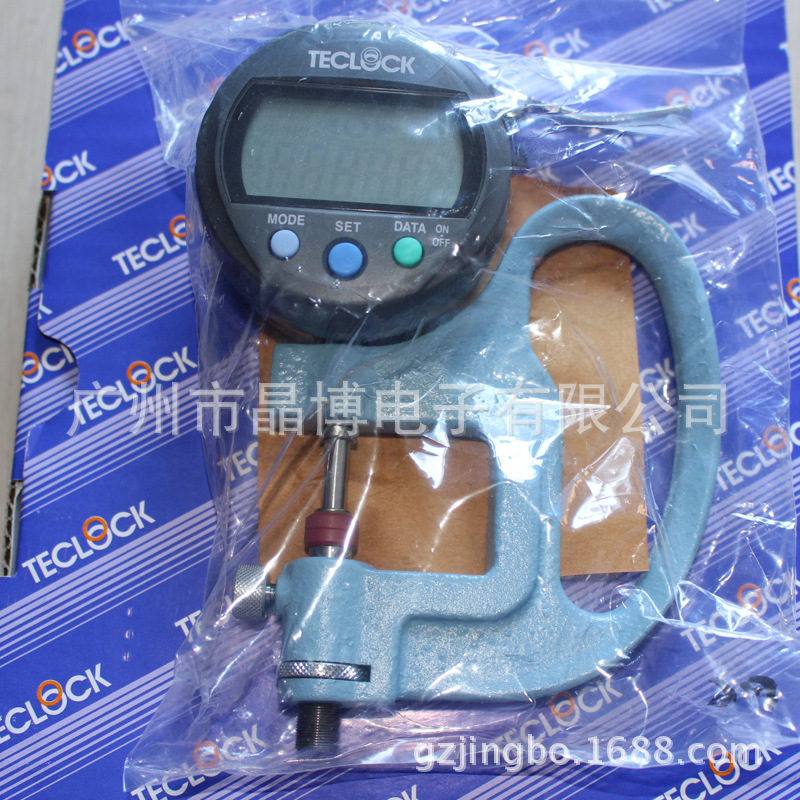日本得乐TECLOCK测厚仪。SMD-565J测厚表高精度便携
