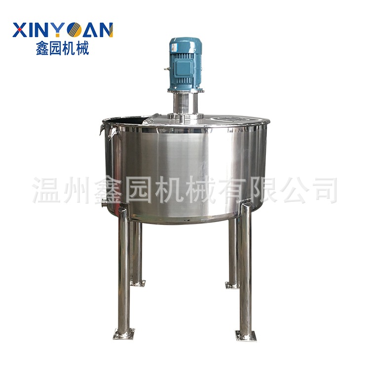 厂家订做加工不锈钢单层食品级乳化罐  工业立式剪切分散乳化机