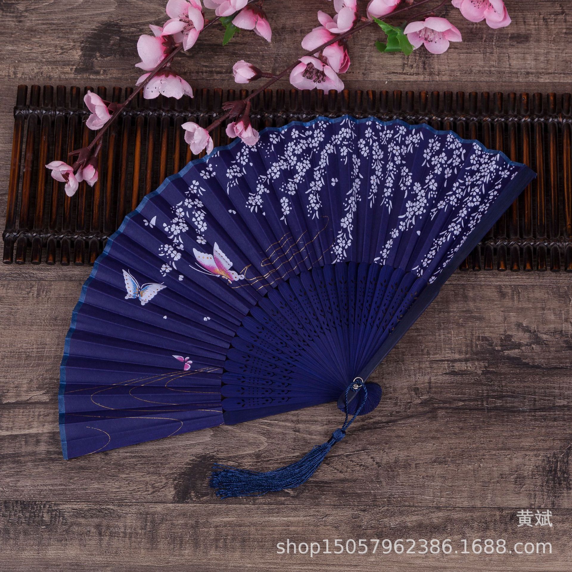 二青樱花抚蝶蓝骨蓝面