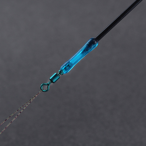 Aohu's new silicone raft fishing float seat blue rotating copper head anti-winding float seat fishing gear fishing accessories