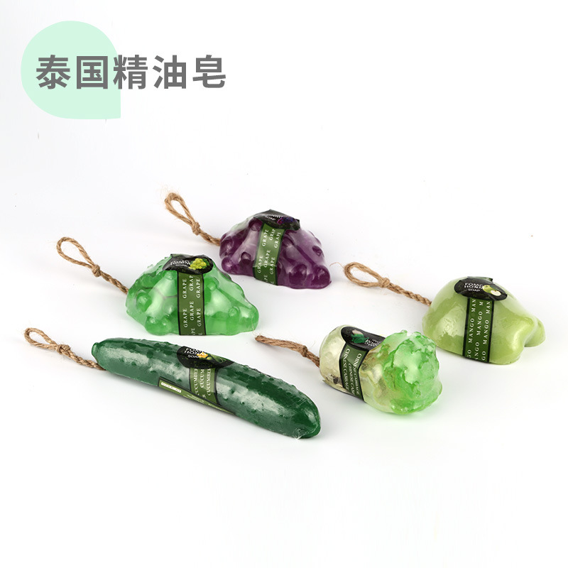 廠家批發泰國同款水果皂補水保濕精油香皂 兒童潔面沐浴皂禮品香