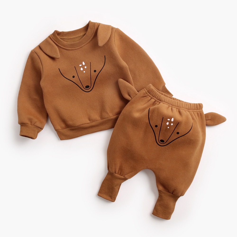 8163-8165-deer plums deer sweater set