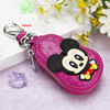 Cute leather key bag, shoulder bag, keychain, Korean style, genuine leather, wholesale