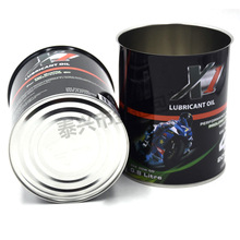 厂家直销 马口铁机油罐   批发马口铁圆形 0.8L溶剂铁罐油罐