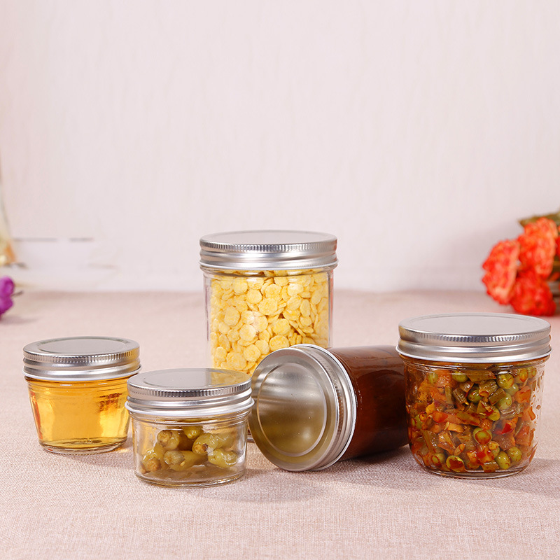 批发鱼子酱玻璃瓶 果酱瓶 花椒奶冻瓶 燕窝瓶分装瓶 梅森罐