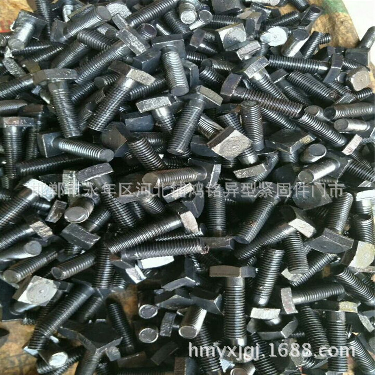 定做四方螺栓 电镀锌四方头螺栓 16*45标志牌用方头螺栓 