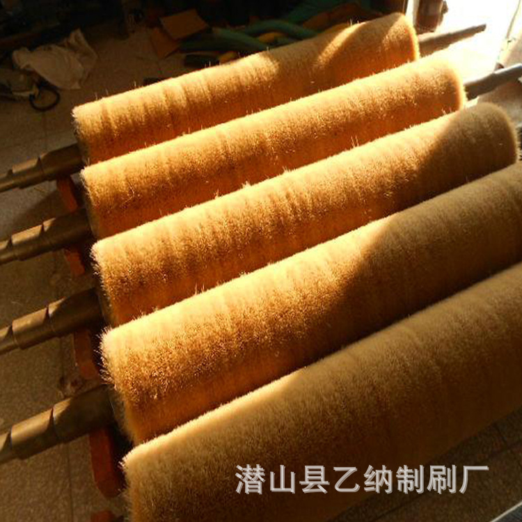 加工非标定制各类工业毛刷辊 果蔬清洗毛刷辊 机械毛刷辊