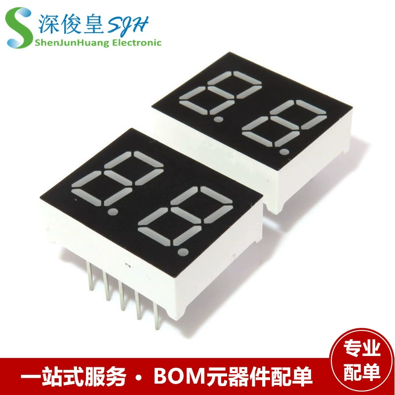 Цифровая трубка 0,4 дюйма 2-цифровая цифровая трубка Gongyang 4021BS LED цифровая трубка