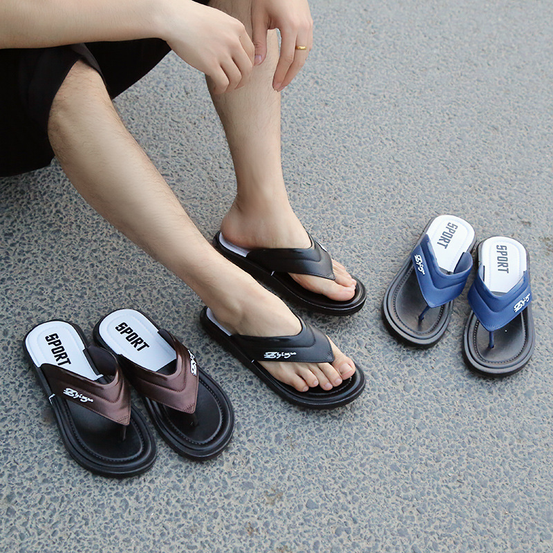 人字拖男士拖鞋2018夏季新款男涼拖鞋時尚夾趾沙灘涼拖鞋壹件代發