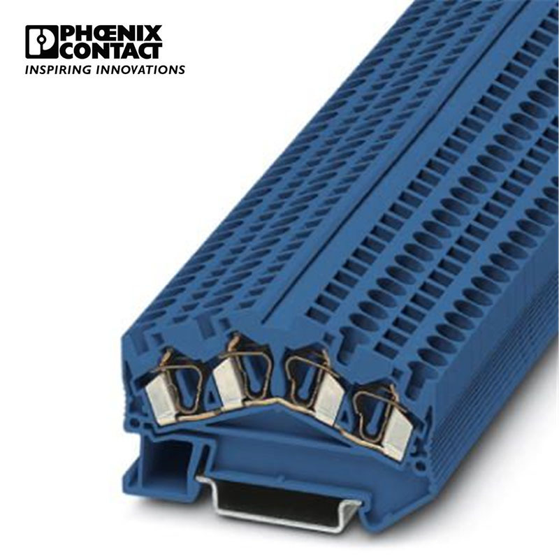 菲尼克斯接线端子4平方弹簧连接凤凰端子-STS 4-QUATTRO BU